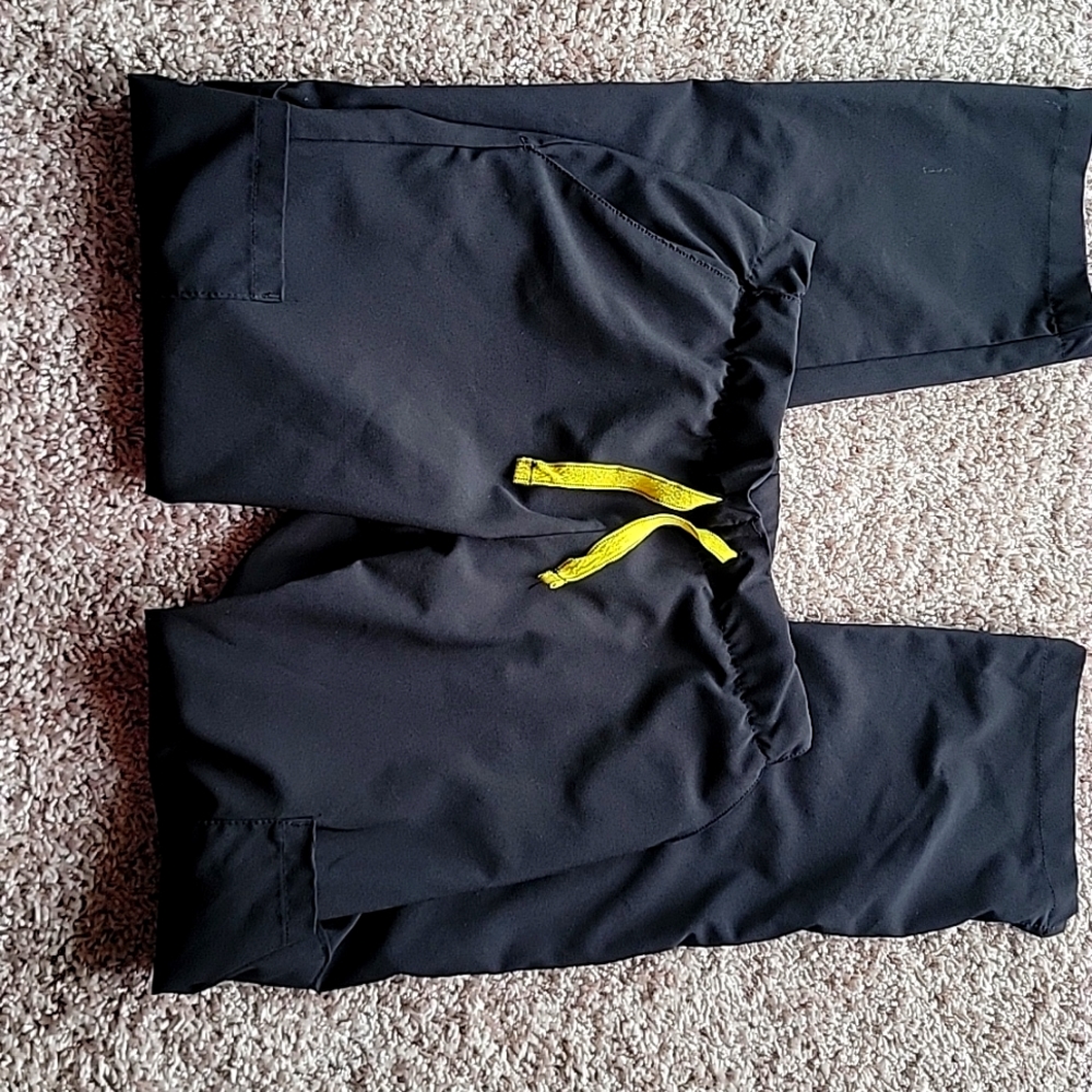Black scrub pants